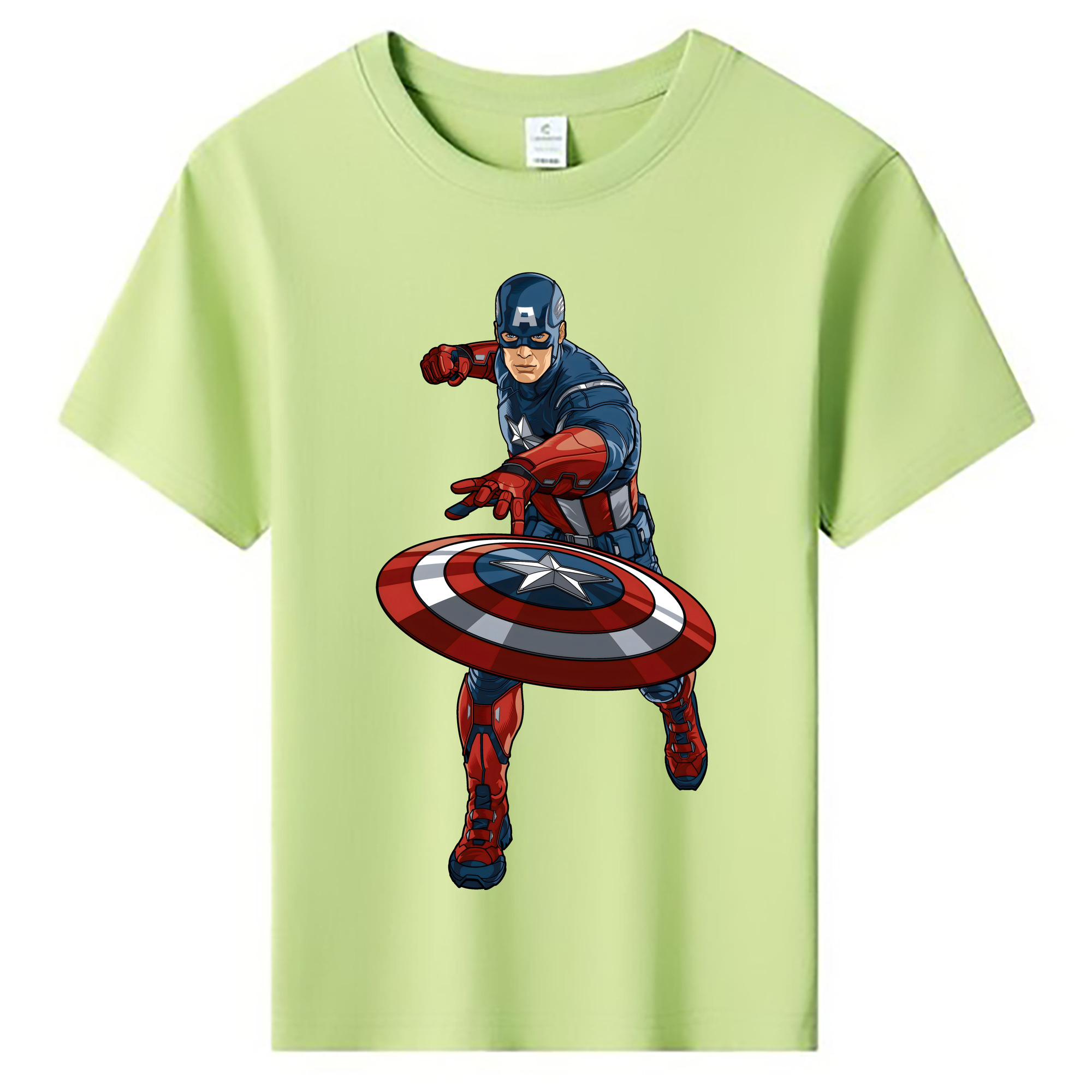 （画像用） アベンジャーズ The Avengers 綿100％キッズTシャツ（フロントプリント）